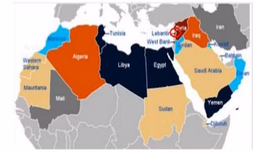 Sau "Mùa xuân Ả-rập", Ai Cập theo chế độ độc tài quân sự trong khi một số quốc gia khác như Syria và Libya chìm trong bất ổn. Không ai biết được rằng khi nào tình hình tại những quốc gia này mới được kiểm soát và liệu tình trạng xung đột có tràn sang các quốc gia láng giềng hay không. Ảnh: WL.