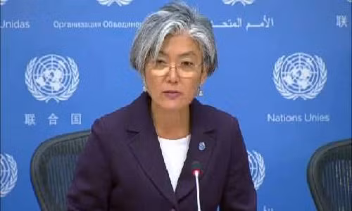 Han Quoc co nu Bo truong Ngoai giao dau tien