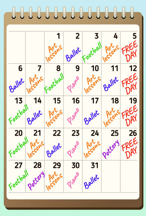 5. Nhồi nhét lịch học cho con. Không ít phụ huynh bắt con học với cường độ cao để trang bị tốt hơn cho tương lai. Vậy nhưng, nhồi nhét lịch học dễ khiến trẻ kiệt sức. Học tập là việc cần thiết song trẻ nhỏ cũng giống người lớn, cần có thời gian để phục hồi năng lượng. Áp dụng lịch học khoa học giúp trẻ vừa học hỏi kiến thức, vừa có thời gian giải trí, học tập từ thực tế. (Ảnh: Brightside)