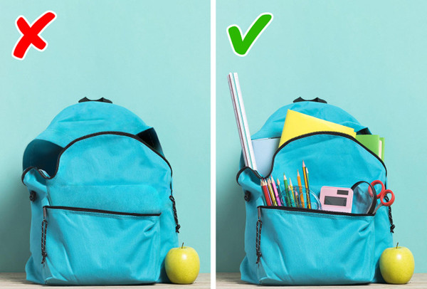 4. Không mua đồ dùng học tập cần thiết. Nhiều cha mẹ cho rằng mình nắm rất rõ những dụng cụ cần thiết cho trẻ đến trường. Tuy nhiên, việc mua sắm nên xuất phát từ nhu cầu, mong muốn của trẻ. Thiếu đồ dùng học tập, đồ dùng học tập không như mong muốn đôi khi khiến trẻ ngầm so sánh với bạn bè, thiếu đồ để học. Để tốt hơn, bạn nên tham khảo giáo viên của trẻ. (Ảnh: Brightside)