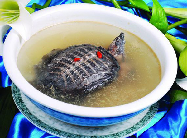 Đặc biệt, lượng collagen dồi dào trong thịt rùa rất hữu ích trong việc dưỡng da, giúp da khỏe mạnh và căng bóng. (Ảnh: Sohu)