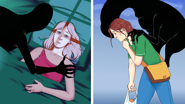 7. Không chú ý đến đời sống tinh thần. Nghiên cứu chỉ ra, không quan tâm nâng cao chất lượng đời sống tinh thần dẫn đến trầm cảm, đẩy nhanh các tổn thương não bộ và quá trình lão hóa. Nếu tâm trạng bất ổn kéo dài hơn 2 tuần, bạn nên tìm cách giải tỏa, nhờ đến chuyên gia tâm lý. (Ảnh: Brightside)