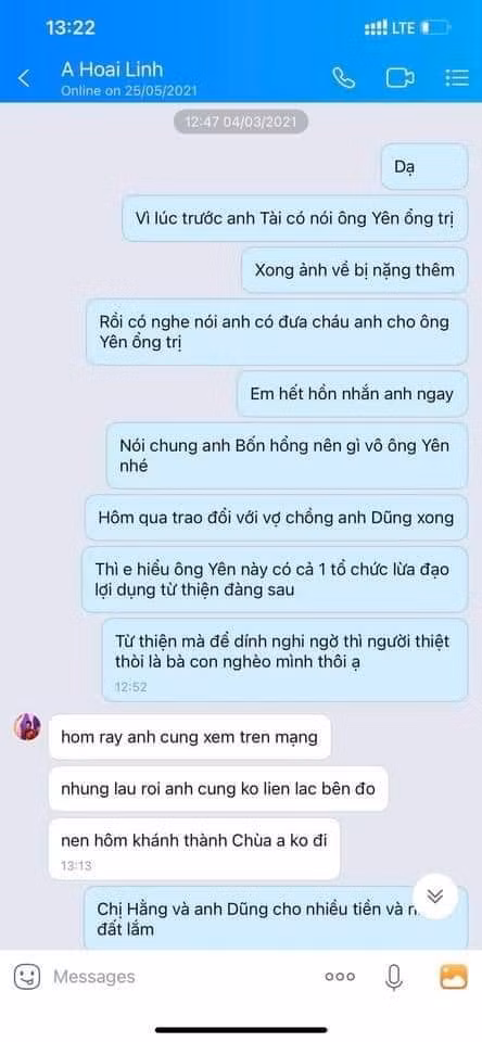 Xuat hien tin nhan Hoai Linh noi ve quan he voi ong Vo Hoang Yen-Hinh-2