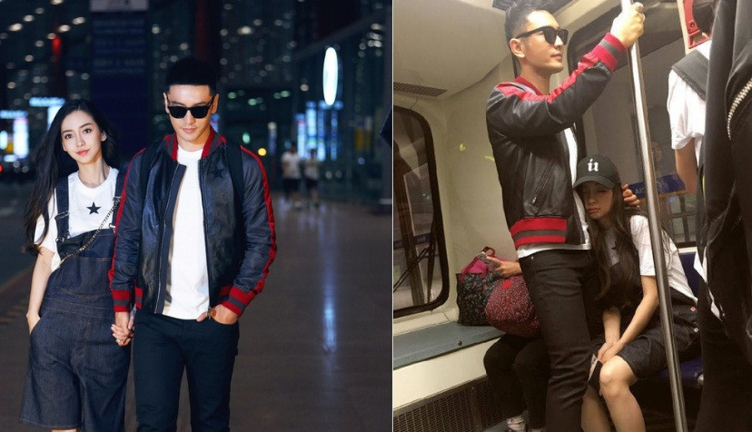 "Chăm" diễn cảnh ngôn tình trước công chúng: Thời điểm trước và sau khi kết hôn, Huỳnh Hiểu Minh luôn thể hiện bản thân là người chồng quốc dân, yêu chiều Angelababy như công chúa. Cả hai không ngại thể hiện tình cảm thân mật ở nơi công cộng. Tuy nhiên, việc trao cho nhau những cử chỉ có phần riêng tư với tần suất dày đặc khiến họ bị đánh giá là đang cố "làm màu", nhiều lúc tỏ ra khiên cưỡng.