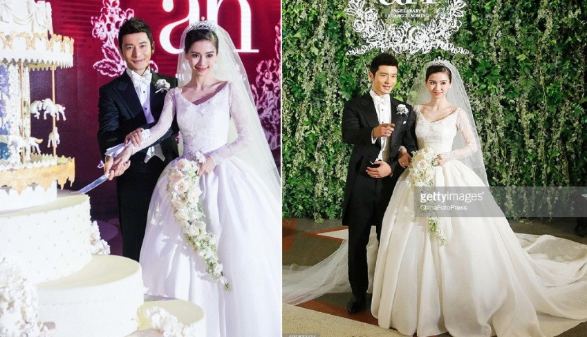 Tuy nhiên, sau khi hôn lễ kết thúc, hàng loạt tờ báo lớn của Trung Quốc đã tiết lộ những sự thật "không như mơ" trong lễ cưới được tổ chức cầu kỳ và tốn kém của hai người. Sina cho biết toàn bộ chi phí để tổ chức hôn lễ xa hoa không phải do hai nghệ sĩ bỏ ra, mà do các bên đối tác và nhà tài trợ chi trả với mục đích thương mại hóa hình ảnh nhãn hàng.