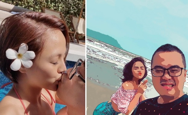 Thu Quynh lan dau dang anh ro mat nguoi yeu