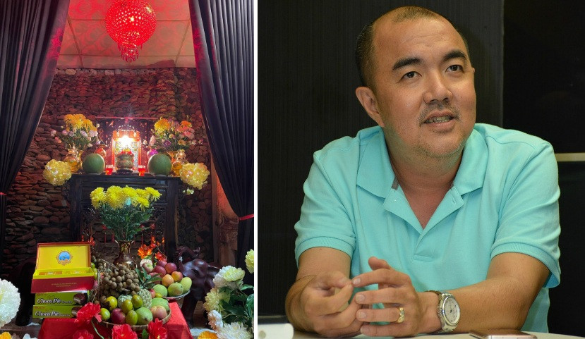 Diễn viên kiêm đạo diễn Quốc Thuận làm lễ cúng Tổ nghề sau khi kết thúc chuyến trao quà cho người dân khó khăn. Anh cho biết khi dâng hương, cúng Tổ anh cầu mong dịch bệnh sớm được kiểm soát để nghệ sĩ có thể trở lại với sân khấu, chương trình. Thời gian qua, Quốc Thuận cùng các mạnh thường quân trao hàng nghìn phần quà đến bà con khó khăn trên địa bàn TP.HCM.