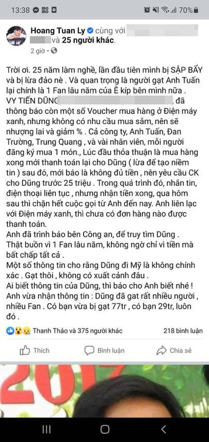 Dan Truong va quan ly bi lua tien, ke gian chinh la nguoi quen-Hinh-2
