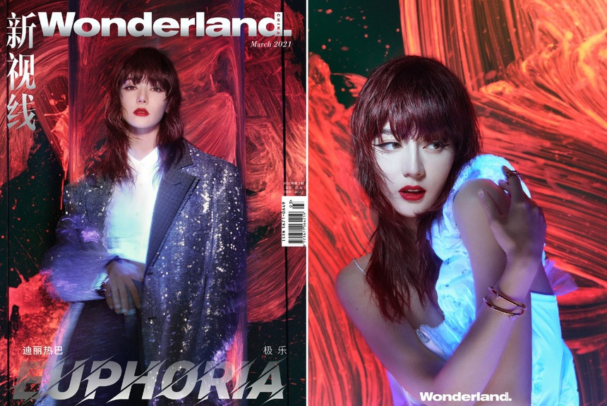 Ở những bức ảnh sau, Địch Lệ Nhiệt Ba khoe nét đẹp cá tính, thời trang. Trên mạng xã hội, khán giả chia sẻ bộ ảnh và dành nhiều lời khen cho biểu cảm và nhan sắc lai Tây sắc sảo của người đẹp sinh năm 1992.