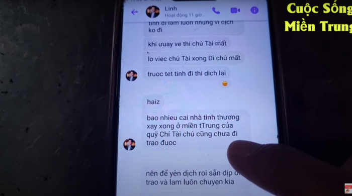 Một người dân miền Trung tung tin nhắn "minh oan" cho Hoài Linh - Hình 3 Mot nguoi dan mien Trung tung tin nhan