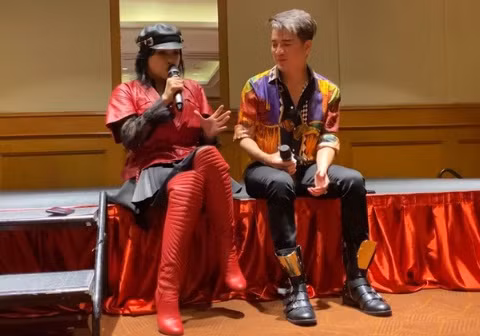 Dam Vinh Hung hat cung Thanh Lam, xoa bo hiem khich