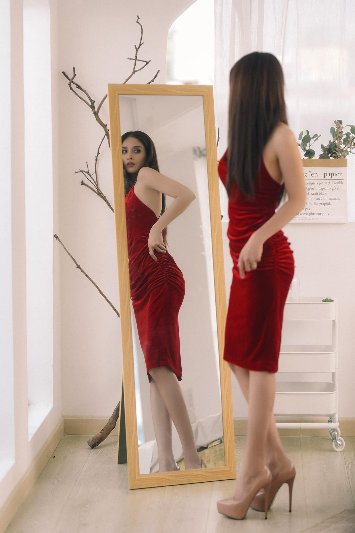 Hình ảnh thon thả của diễn viên Thảo Trang trước đây.