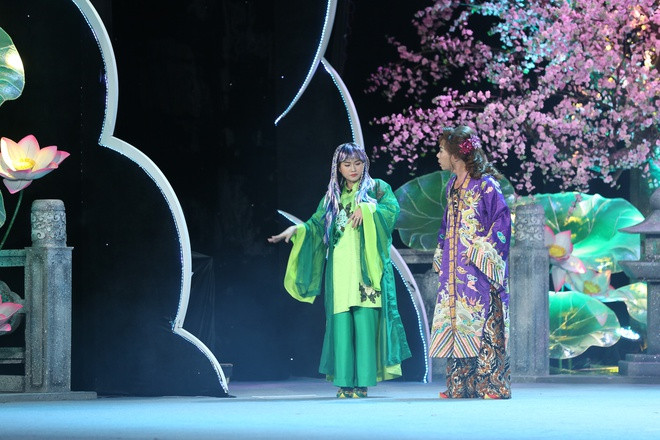 Với vai diễn này, Lâm Vỹ Dạ thoại bằng giọng Bắc. Tạo hình của cô giống Bắc Đẩu. Hai nhân vật có màn "chành chọe" trên sân khấu.