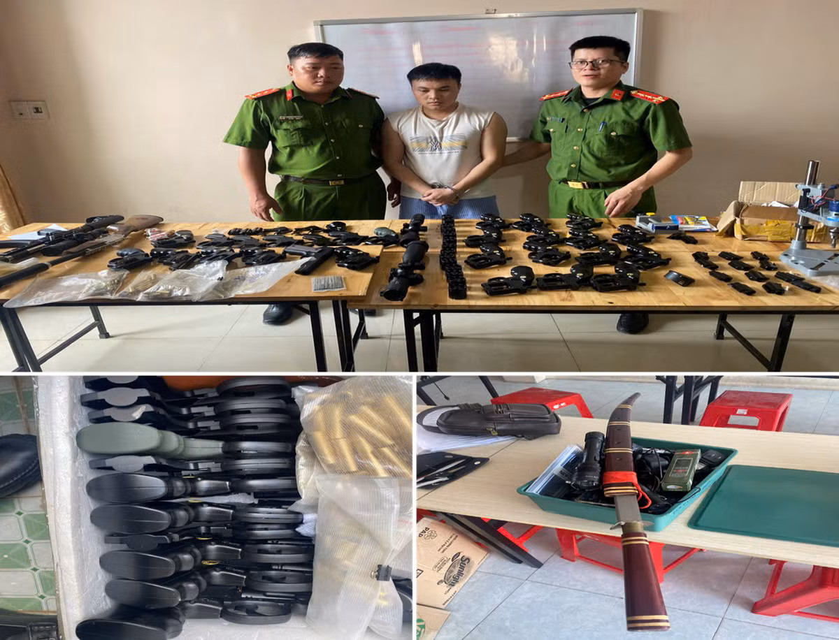 Phá đường dây buôn bán vũ khí “khủng”, thu giữ hơn 500 khẩu súng Pha duong day buon ban vu khi “khung”, thu giu hon 500 khau sung