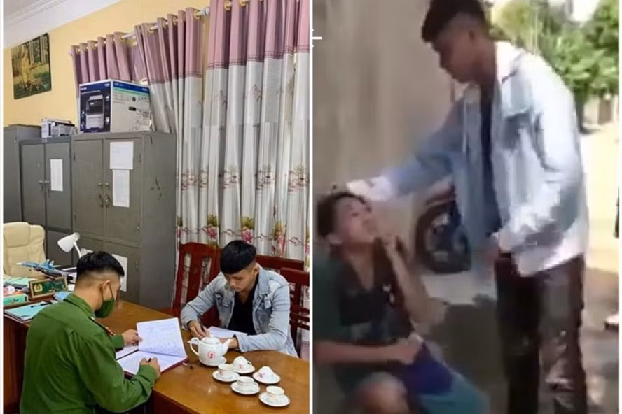 Nam thanh nien bat ban quy goi, danh dap da man