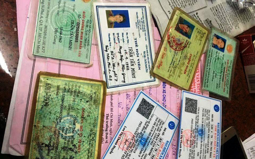 Số giấy tờ tùy thân của hành khách đánh rơi trên xe bus số 56 chiều 12/1.