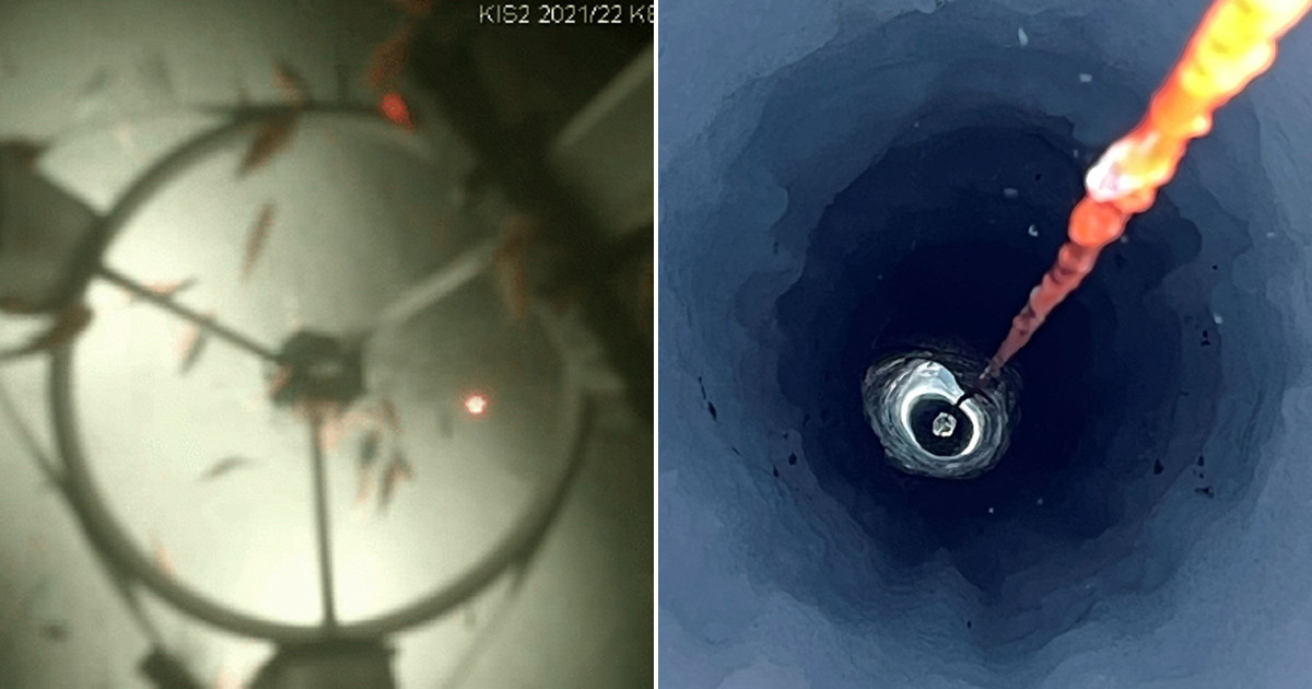 "Chúng tôi đã phát hiện một đường rãnh và cho rằng đây có thể là một cửa sông dưới lớp băng", nhà vật lý biển Craig Stevens cho hay.