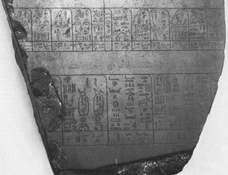 Các chuyên gia cho hay tấm bia Biên niên sử hoàng gia trên ban đầu có thể được đặt trong một ngôi đền ở Ai Cập hoặc công trình quan trọng tương tự.