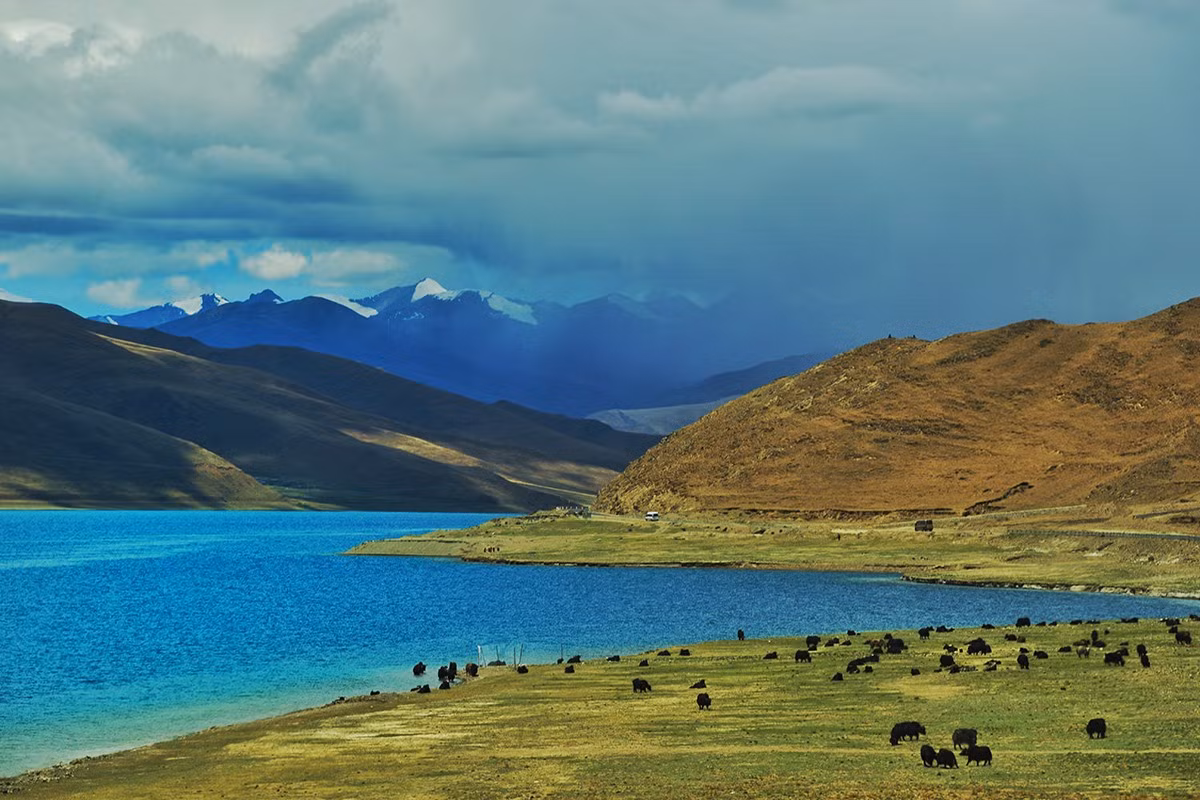 Trong những thập kỷ qua, hồ Yamdrok được khai thác ở lĩnh vực du lịch và năng lượng thủy điện góp phần phát triển kinh tế địa phương.