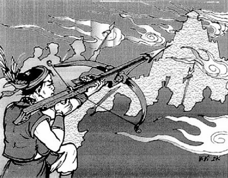 Nhờ chiếc nỏ được làm từ móng vuốt của thần Kim Quy, An Dương Vương đã đánh tan quân Triệu Đà xâm lược Âu Lạc.