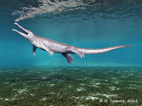 Khủng long thường không thể đánh bại những đòn tấn công chí mạng của Sarcosuchus nên thường trở thành con mồi hấp dẫn của loài thủy quái này.