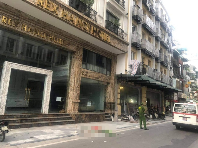 Nguoi dan ong nhay tu tang 11 khach san xuong dat tu vong
