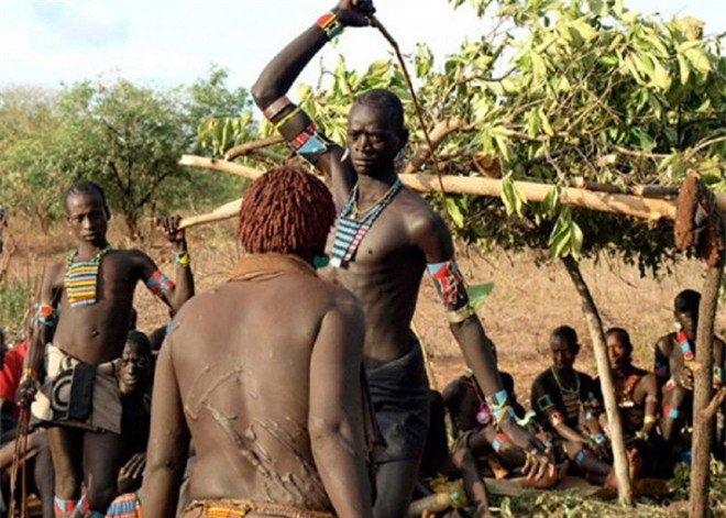 Cuộc chiến bằng gậy nhọn: Các thành viên nam của bộ tộc Fulani ở Tây Phi chỉ được công nhận là đã trưởng thành sau khi tham gia một cuộc chiến bằng gậy nhọn. Mỗi người sẽ dùng một con dao vót nhọn đầu gậy, sau đó đối mặt với một người khác. Đấu thủ sẽ có 3 lần tấn công, ai tấn công mạnh nhất và rên rỉ ít nhất sẽ chiến thắng. Người thua phải thực hiện lại nghi lễ này nếu muốn được bộ tộc công nhận.