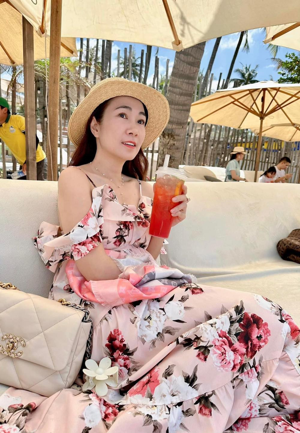 Thanh Thảo thường xuyên chia sẻ hình ảnh gia đình của mình trên mạng xã hội.