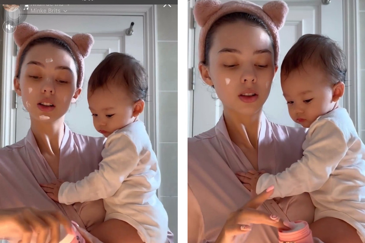 Nhiều fan cũng khen ngợi nhan sắc. Thậm chí, có fan còn cho rằng Bùi Tiến Dũng may mắn khi có được cô vợ trẻ vừa xinh đẹp lại khéo chăm con như Dianka.