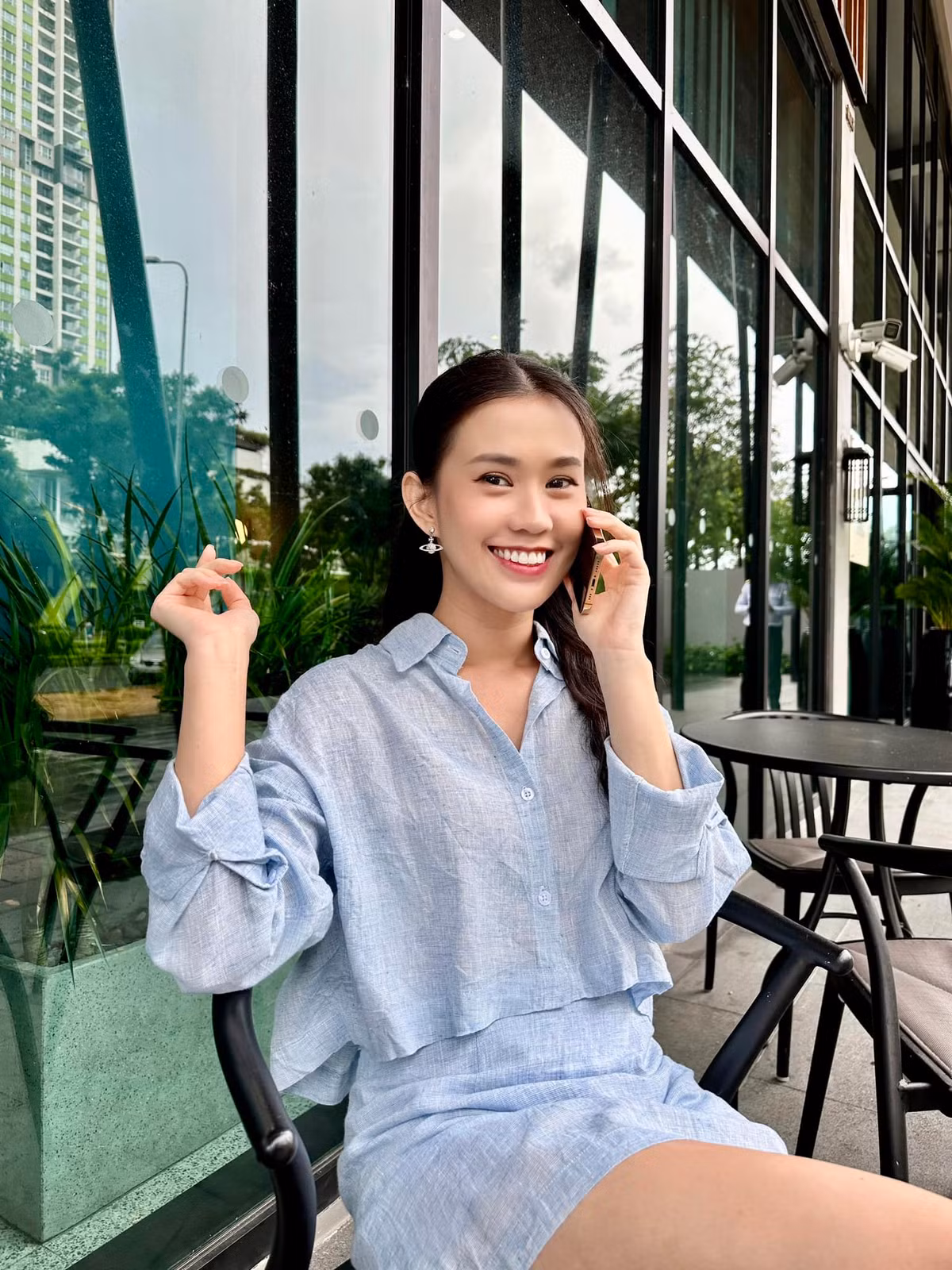 Bên cạnh sự nghiệp phát triển, hot girl Ngọc Thảo còn gây chú ý khi nhan sắc ngày càng lên hương, quyến rũ hút mắt mặc dù đã chạm ngưỡng 30 tuổi.