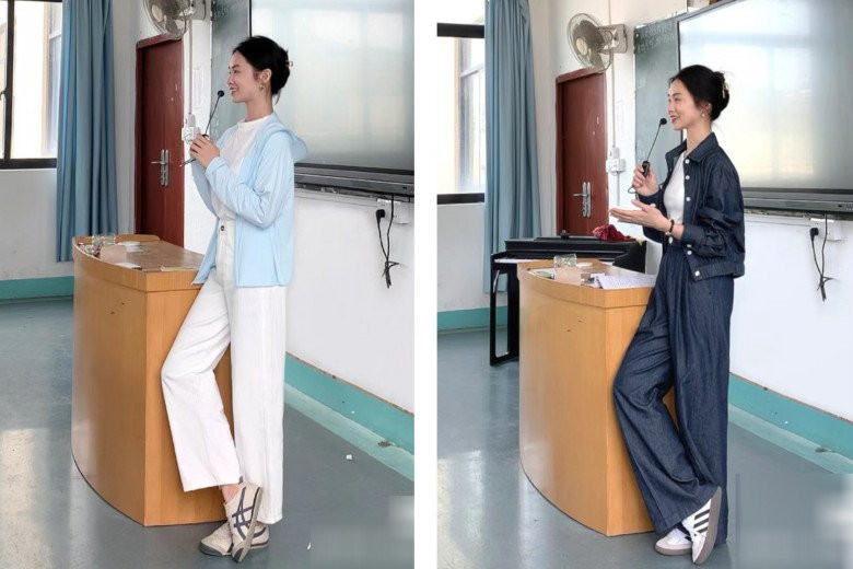 BST outfit đi dạy của cô giáo này khiến nhiều người trầm trồ. Ảnh: Tổng hợp