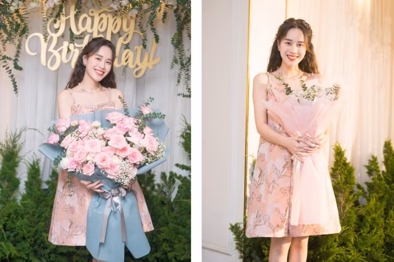 Mang thai hơn 6 tháng nhưng người đẹp VTV vẫn luôn mặc đẹp không sót ngày nào.