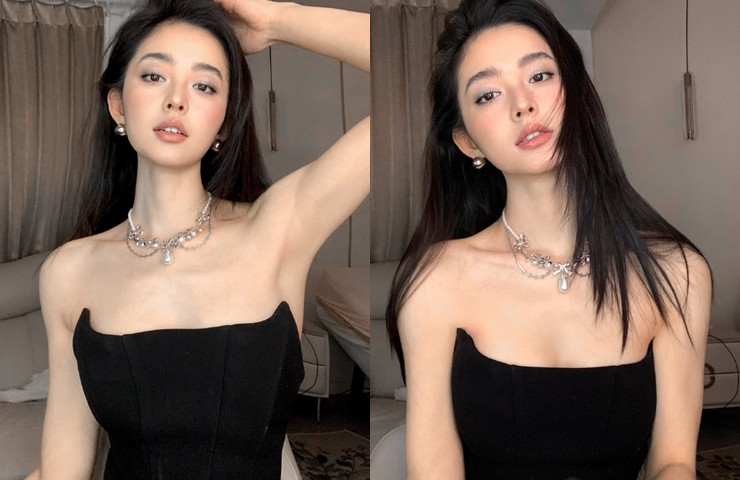 Không cần vẻ đẹp đầy đặn, nét mảnh mai của Ying Ning vẫn đủ khiến người ta khó lòng rời mắt.