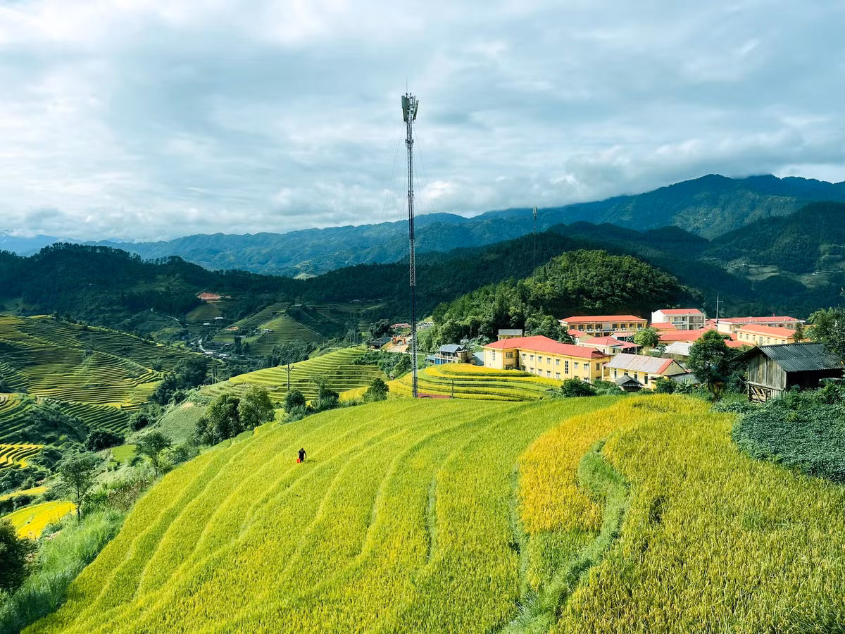 Sau khi đặt chân đến Mù Cang Chải du khách thường lựa chọn thuê xe máy để di chuyển. Thuê xe máy giúp du khách di chuyển giữa các điểm tham quan, đồng thời khám phá được trọn vẹn vẻ đẹp nơi đây. Ở Mù Cang Chải có nhiều địa điểm cho thuê xe máy với giá dao động từ 100.000 đến 200.000 đồng/ ngày. Ảnh: Riri Phương Trinh