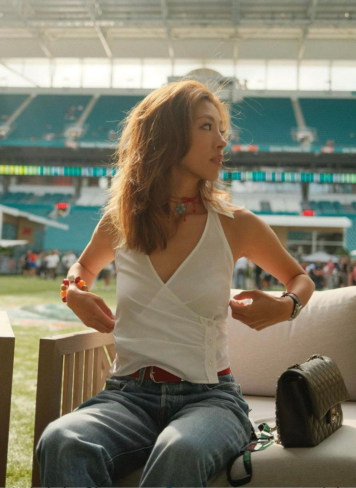 Cô còn đăng tải về những thông điệp và quan điểm về việc phụ nữ chơi golf, bình đẳng giới trong "môn thể thao quý tộc".