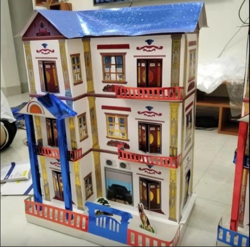 Những căn biệt thự được làm cho người âm vô cùng tỉ mỉ cũng xuất hiện trong thị trường vàng mã năm nay.