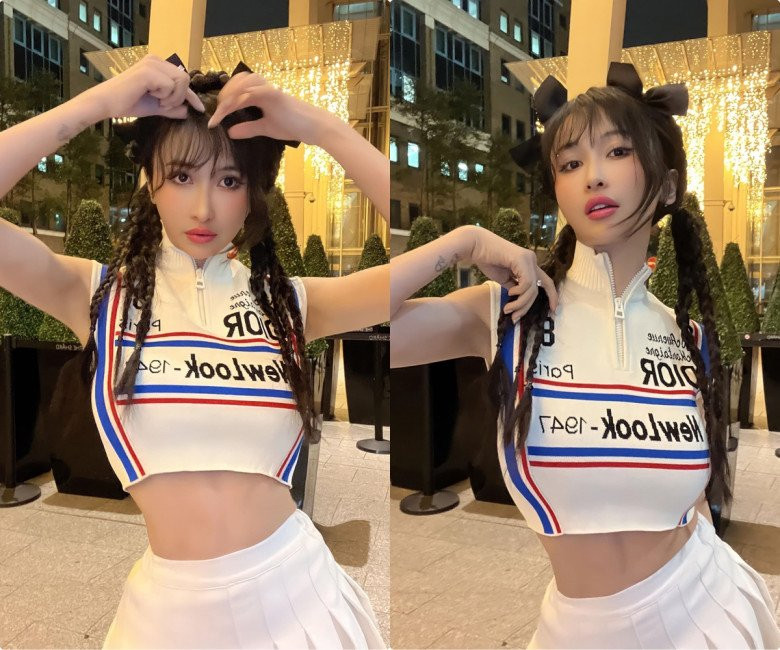 Người đẹp sinh năm 1989 thường ưu tiên những bộ trang phục đắt tiền tôn được vóc dáng thon gọn cùng làn da trắng như bông bưởi.