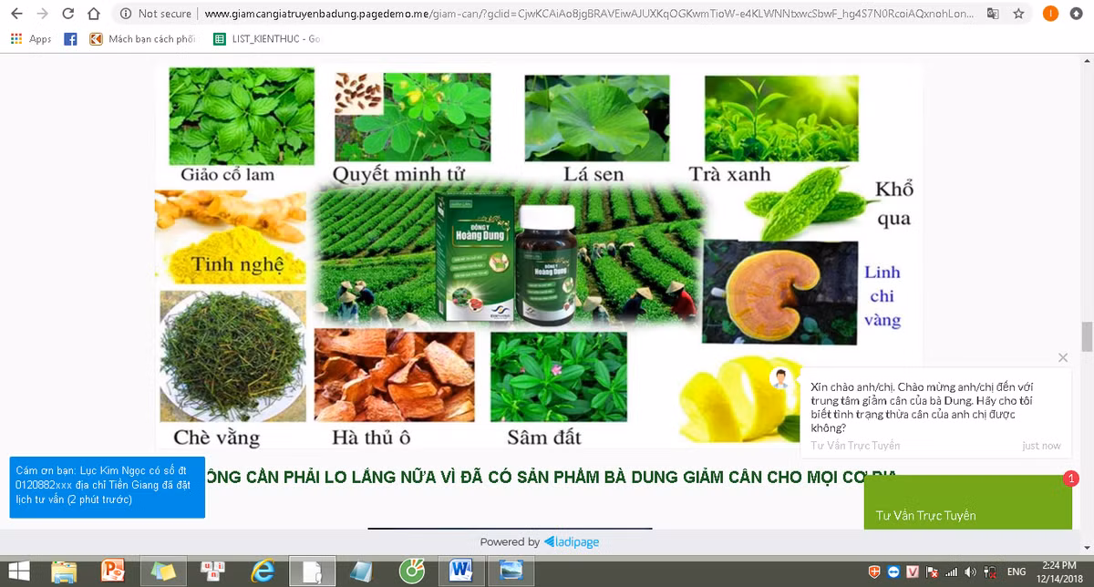 Nhap nhem quang cao Giam can Dong y Hoang Dung va Giam can ba Dung ho Hoang-Hinh-3