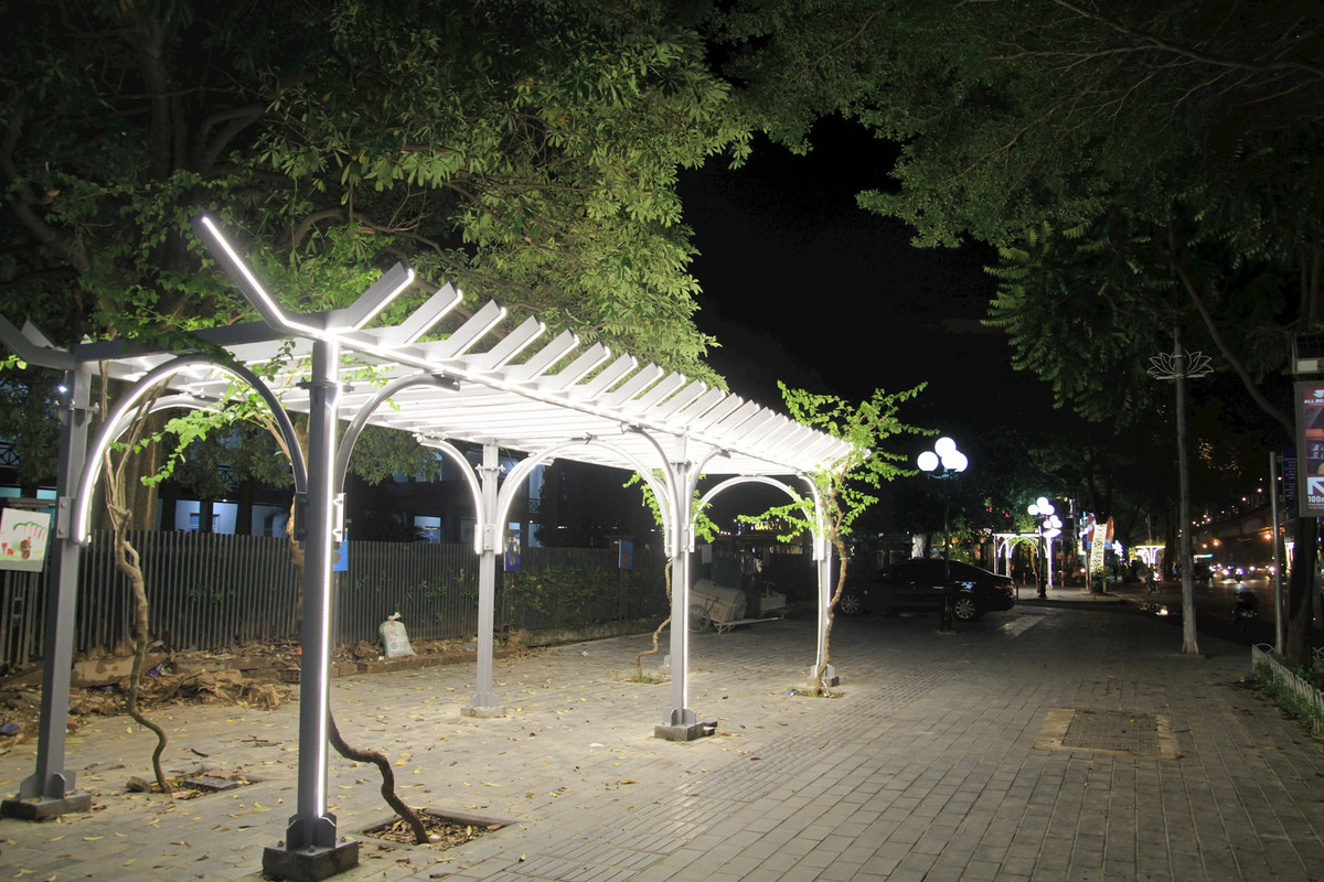 Ha Noi: Gian hoa doc dao tren via he duong Khuat Duy Tien-Hinh-17