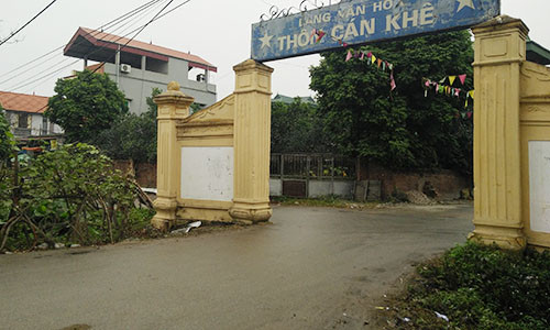 Thôn Cán Khê (xã Nguyên Khê, Đông Anh, Hà Nội).