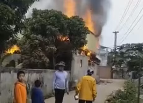 Hiện trường vụ việc. Ảnh: Báo Yên Bái.