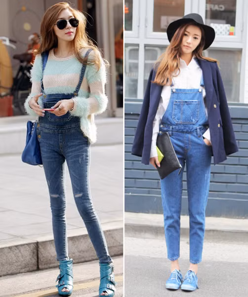 Quần yếm. Quần yếm đã từng là hot trend của những năm 90 ở Việt Nam và được lấy cảm hứng thiết kế từ trang phục dành cho công nhân. Nếu như trước đây, quần yếm thường chỉ được biết đến với loại cổ điển là dáng rộng thùng thình và bằng chất liệu denim, thì với sự trở lại năm nay, nó đem đến nhiều biến tấu mới mẻ và đa dạng hơn, từ kiểu dáng cho đến chất liệu sử dụng. Đó có thể là quần dài, short hay váy. Chất liệu sử dụng linh hoạt từ denim, kaki đến các loại vải thô…