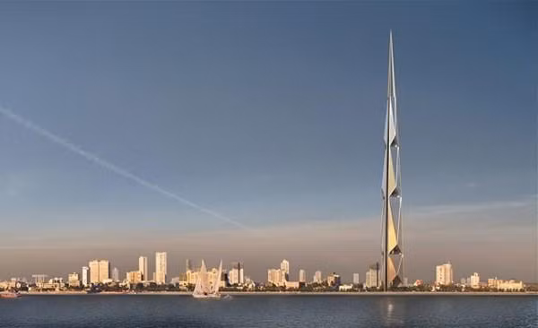 Tòa tháp Ấn Độ (Mumbai). Tòa nhà ấn tượng này là một tòa nhà khác hoàn toàn thân thiện với môi trường. Tòa tháp này không chỉ sử dụng ánh sáng và hệ thống thông gió tự nhiên mà còn tái sử dụng nước mưa.