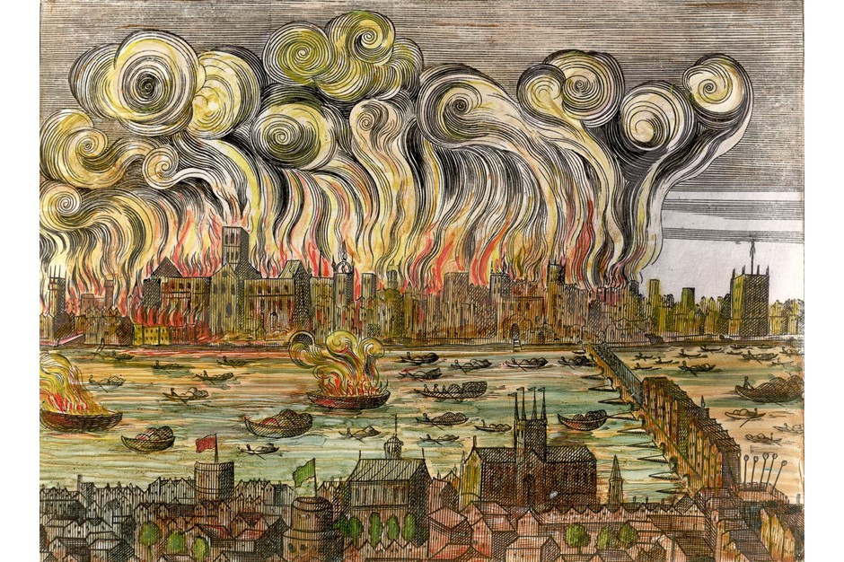 Trận đại hỏa hoạn xảy ra ở London, Anh ngày 2/9/1666 đi vào lịch sử nhân loại khi gây hậu quả khủng khiếp. Vụ cháy bùng phát từ nhà của người làm bánh tên Thomas Farynor.