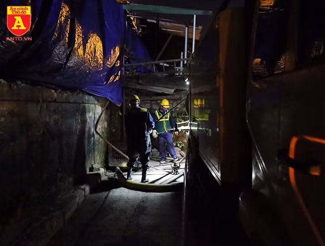 Đơn vị sử dụng thiết bị dây chuyền cơ giới thực hiện theo quy trình thông, hút