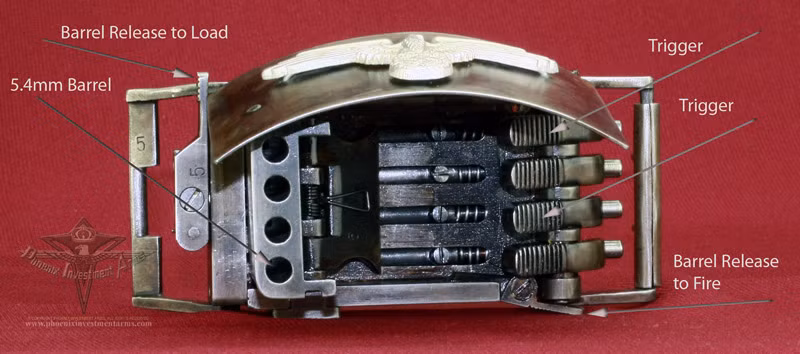 Sáng chế này do Louis Marquis sáng chế và có 2 phiên bản khác nhau.