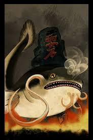 Sức nặng của tảng đá khiến cho Namazu không thể cọ quậy cơ thể và quẫy đuôi gây ra những trận động đất lớn.