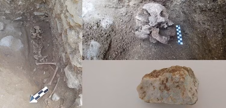 Ông Soren cho hay chưa bao giờ nhìn thấy bất cứ bộ hài cốt nào được chôn như vậy.