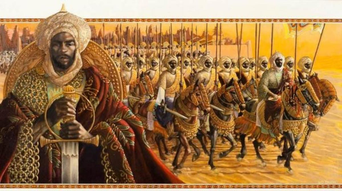 Mansa Musa trở thành hoàng đế của đế chế Mali ở Tây Phi vào năm 1312 sau khi người tiền nhiệm Abu-Bakr II mất tích trong một chuyến ra khơi để tìm rìa Đại Tây Dương.