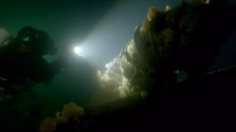 Sau 4 năm tìm kiếm, đội thợ lặn tư nhân chuyên tìm kiếm xác tàu có tên là Nomad Exploration Team tìm ra vị trí xác tàu USS Eagle PE-56 vào tháng 6/2018. Con tàu nằm ở độ sâu 90m với phần thân tàu bị gãy làm đôi.